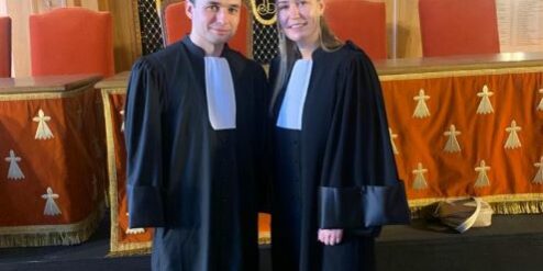 Manon et Tristan prestation de serment